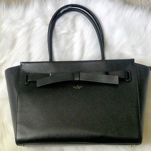 Kate Spade Black Satchel/Purse with bow